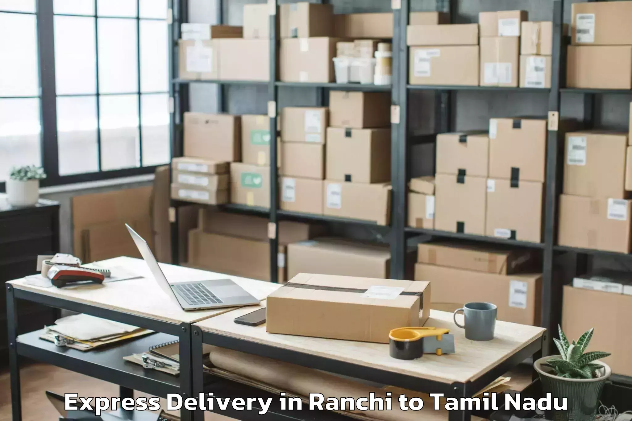 Book Ranchi to Kumarapalayam Express Delivery Online